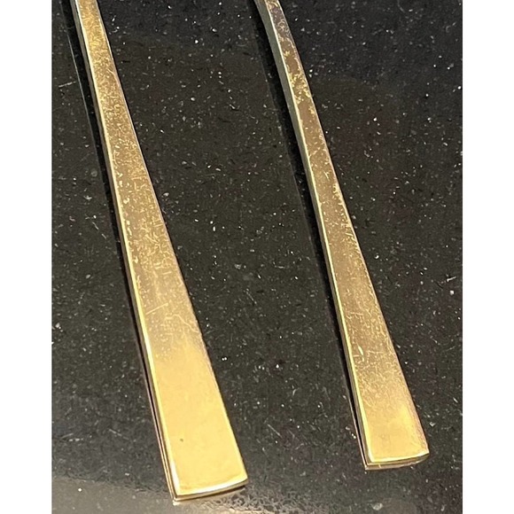 Gold Plated 2-Piece Service Set Cutlery Large Fork and Spoon - Picture 10 of 10